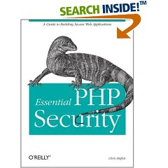 Essential PHP Security Book Cover